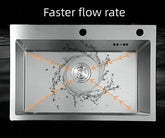 Stainless Steel Kitchen Sink Bowl | HM60Γ45cm | Durable & Elegant